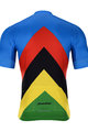 HOLOKOLO Cycling short sleeve jersey and shorts - ULTRA - blue/rainbow/black