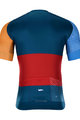 HOLOKOLO Cycling short sleeve jersey and shorts - ENGRAVE - red/blue/black