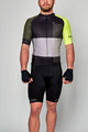 HOLOKOLO Cycling short sleeve jersey and shorts - ENGRAVE - grey/green/black