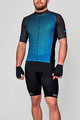 HOLOKOLO Cycling short sleeve jersey and shorts - DAYBREAK - blue/black