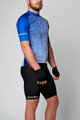HOLOKOLO Cycling short sleeve jersey and shorts - DAYBREAK - white/blue/black