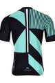HOLOKOLO Cycling short sleeve jersey - TRACE - turquoise/black