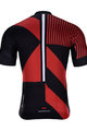 HOLOKOLO Cycling short sleeve jersey - TRACE - black/red