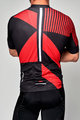 HOLOKOLO Cycling short sleeve jersey and shorts - TRACE - black/red