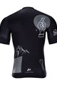 HOLOKOLO Cycling short sleeve jersey - BLACK OUT - white/black