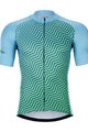 HOLOKOLO Cycling short sleeve jersey and shorts - DAYBREAK - light blue/black/green