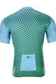 HOLOKOLO Cycling short sleeve jersey and shorts - DAYBREAK - light blue/black/green