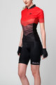 HOLOKOLO Cycling short sleeve jersey and shorts - NEW NEUTRAL LADY - red/black