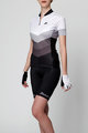 HOLOKOLO Cycling short sleeve jersey and shorts - NEW NEUTRAL LADY - black/white