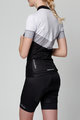 HOLOKOLO Cycling short sleeve jersey and shorts - NEW NEUTRAL LADY - black/white