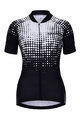 HOLOKOLO Cycling short sleeve jersey and shorts - FROSTED LADY - white/black