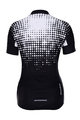 HOLOKOLO Cycling short sleeve jersey and shorts - FROSTED LADY - white/black