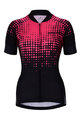 HOLOKOLO Cycling short sleeve jersey and shorts - FROSTED LADY - black/pink