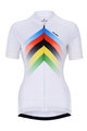 HOLOKOLO Cycling short sleeve jersey - HYPER LADY - rainbow/white