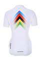 HOLOKOLO Cycling short sleeve jersey - HYPER LADY - rainbow/white