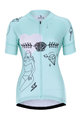 HOLOKOLO Cycling short sleeve jersey - RAZZLE DAZZLE LADY - blue