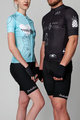 HOLOKOLO Cycling short sleeve jersey and shorts - RAZZLE DAZZLE LADY - multicolour/light blue