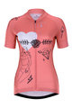 HOLOKOLO Cycling short sleeve jersey - RAZZLE DAZZLE LADY - pink