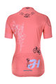 HOLOKOLO Cycling short sleeve jersey - RAZZLE DAZZLE LADY - pink