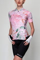 HOLOKOLO Cycling short sleeve jersey and shorts - BLOSSOM LADY - multicolour/pink