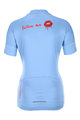 HOLOKOLO Cycling short sleeve jersey and shorts - CASSIS LADY - black/light blue