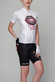 HOLOKOLO Cycling short sleeve jersey and shorts - CASSIS LADY - multicolour/white