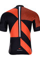 HOLOKOLO Cycling short sleeve jersey and shorts - TRACE - orange/black