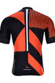 HOLOKOLO Cycling short sleeve jersey - TRACE - orange/black