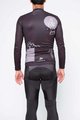 HOLOKOLO Cycling long sleeve jersey and bibtights - BLACK OUT SUMMER - white/black