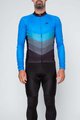 HOLOKOLO Cycling long sleeve jersey and bibtights - NEW NEUTRAL SUMMER - blue/black