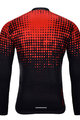 HOLOKOLO Cycling summer long sleeve jersey - FROSTED SUMMER - red/black