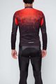 HOLOKOLO Cycling long sleeve jersey and bibtights - FROSTED SUMMER - red/black