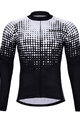 HOLOKOLO Cycling long sleeve jersey and bibtights - FROSTED SUMMER - black/white