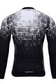 HOLOKOLO Cycling long sleeve jersey and bibtights - FROSTED SUMMER - black/white