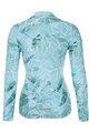 HOLOKOLO Cycling long sleeve jersey and bibtights - BLOSSOM LADY SMR - light green/black