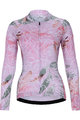 HOLOKOLO Cycling summer long sleeve jersey - BLOSSOM LADY SMR - pink