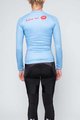 HOLOKOLO Cycling long sleeve jersey and bibtights - CASSIS LADY SMR - black/light blue