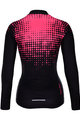 HOLOKOLO Cycling summer long sleeve jersey - FROSTED LADY SMR - pink/black