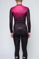 HOLOKOLO Cycling long sleeve jersey and bibtights - FROSTED LADY SMR - black/pink