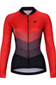 HOLOKOLO Cycling summer long sleeve jersey - NEW NEUTRAL LADY SMR - red/black
