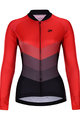 HOLOKOLO Cycling long sleeve jersey and bibtights - NEW NEUTRAL LADY SMR - red/black