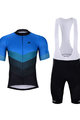 HOLOKOLO Cycling short sleeve jersey and shorts - NEW NEUTRAL - blue/black