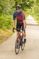 HOLOKOLO Cycling short sleeve jersey and shorts - CLASH - red/blue/black