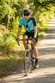 HOLOKOLO Cycling short sleeve jersey and shorts - TRACE - light blue/black