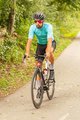 HOLOKOLO Cycling short sleeve jersey and shorts - DAYBREAK - light blue/black/green