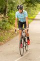 HOLOKOLO Cycling short sleeve jersey and shorts - BLOSSOM LADY - light green/multicolour