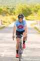 HOLOKOLO Cycling short sleeve jersey and shorts - CASSIS LADY - black/light blue