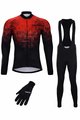 HOLOKOLO Cycling mega sets - INFRARED WINTER - red/black