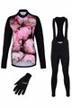 HOLOKOLO Cycling mega sets - PEONY LADY WINTER - black/pink