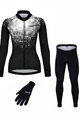 HOLOKOLO Cycling mega sets - POLAR LADY WINTER - black/white